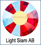 Light Siam AB Rhinestone